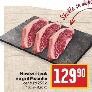 Hovězí steak zadní picanha
