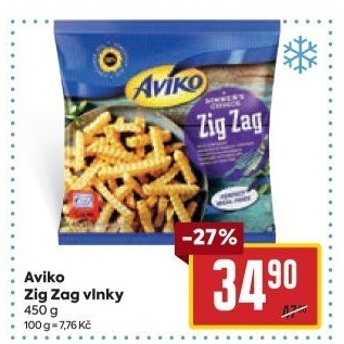 Hranolky vlnky mražené Zig Zag Aviko