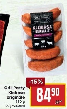 Klobása Originále Grill Party