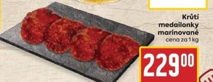 Krůtí medailonky marinované