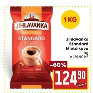 Mletá káva Standard Jihlavanka