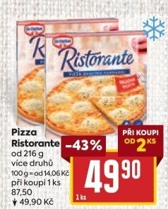 Pizza mražená Ristorante Dr. Oetker
