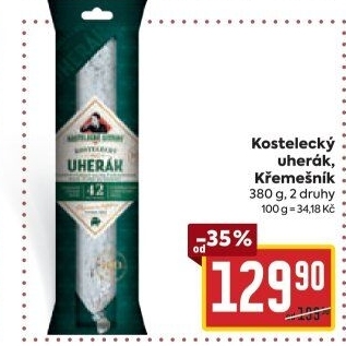 Salám Uherák kostelecký Kostelecké uzeniny