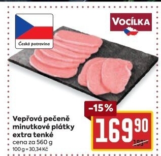 Vepřová pečeně bez kosti Vocílka