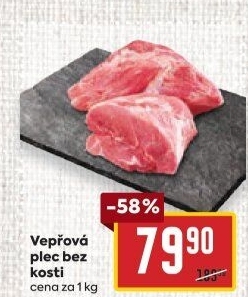 Vepřová plec bez kosti
