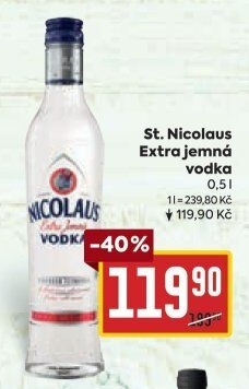 Vodka extra jemná St. Nicolaus