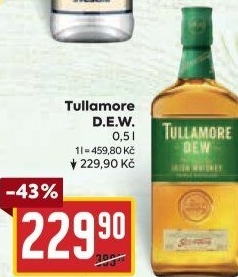Whiskey irská Tullamore Dew