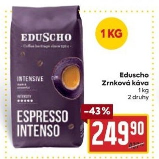 Zrnkové kávy Eduscho