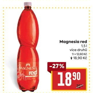 Minerální voda Magnesia Red