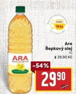 Olej řepkový Ara