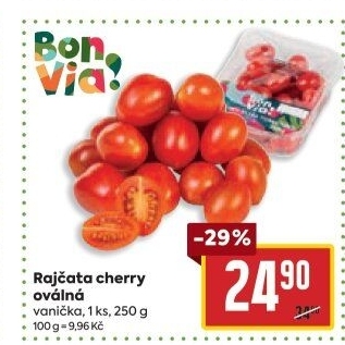 Rajčata cherry Billa Bonvia