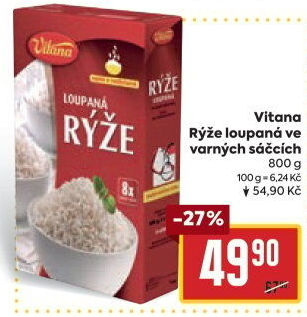 Rýže loupaná dlouhozrnná Vitana