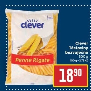 Těstoviny bezvaječné Clever
