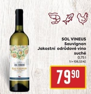 Víno Sauvignon Sol Vineus