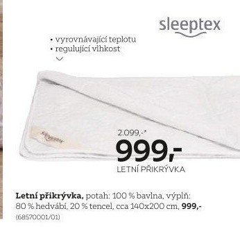 LETNÍ PŘIKRÝVKA