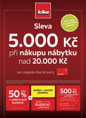 akční leták Kika nábytek 2.4.2024-14.4.2024