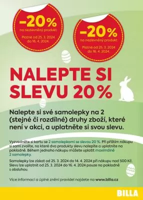 akční leták BILLA 2.4.2024-9.4.2024