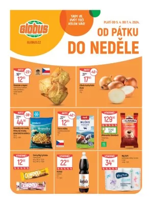 akční leták Globus 3.4.2024-9.4.2024