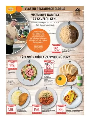 akční leták Globus 3.4.2024-9.4.2024