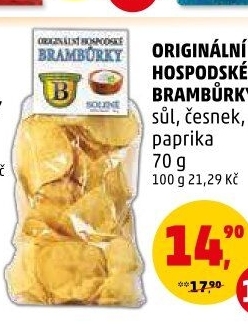 Hospodské brambůrky Bramborárna Zykmund