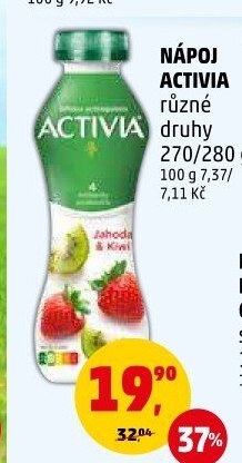 Jogurtový nápoj Activia Danone