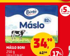 Máslo Boni