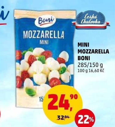 Sýr Mozzarella třešinky Boni