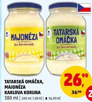 Tatarská omáčka Karlova Koruna