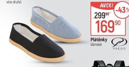 Dámská plátěná obuv Prego