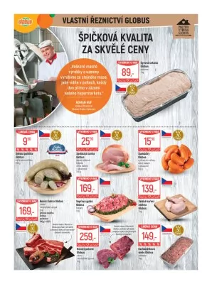 akční leták Globus 3.4.2024-9.4.2024