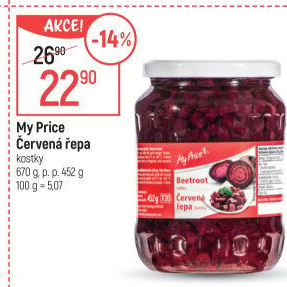 Červená řepa My Price