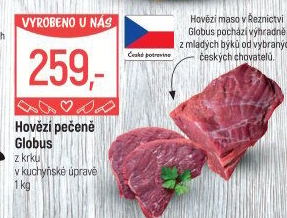 Hovězí pečeně z krku Globus