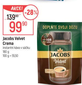 Instantní káva Jacobs Velvet Crema