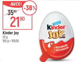Kinder Joy s překvapením