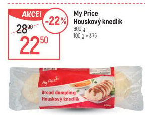 Knedlík houskový My Price