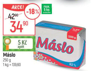 Máslo Lacnea