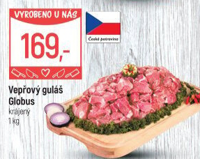 Maso na guláš vepřové Globus