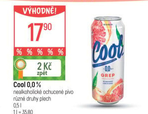 Nealkoholické pivo ochucené Staropramen Cool