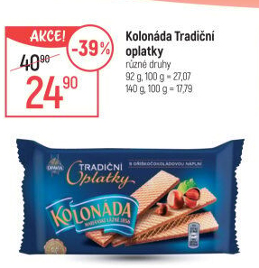 Oplatky Kolonáda Opavia