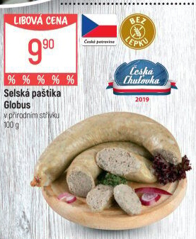 Paštika selská Globus