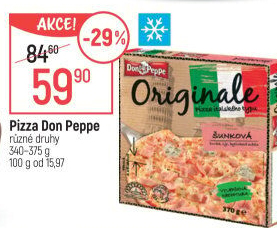 Pizza mražená Don Peppe