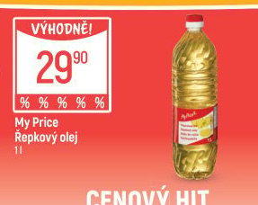 Řepkový olej My Price