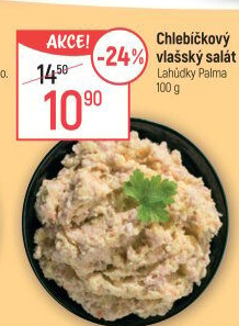 Salát vlašský chlebíčkový
