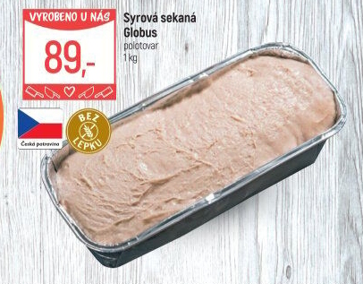 Sekaná syrová Globus
