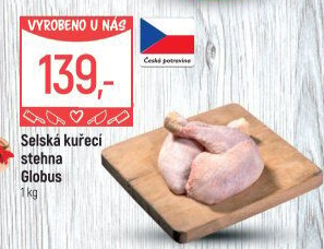 Selská kuřecí stehna Globus