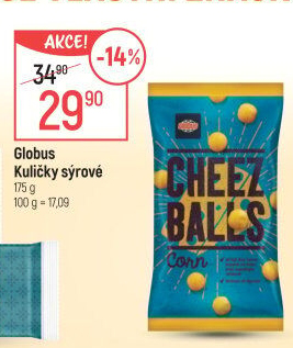Snack sýrové kuličky Globus