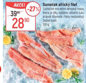 Sumeček africký filety
