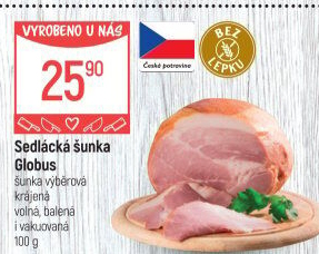 Šunka sedlácká výběrová Globus