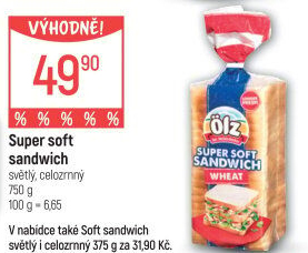 Toustový chléb Sandwich Soft Ölz