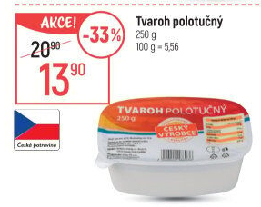 Tvaroh polotučný